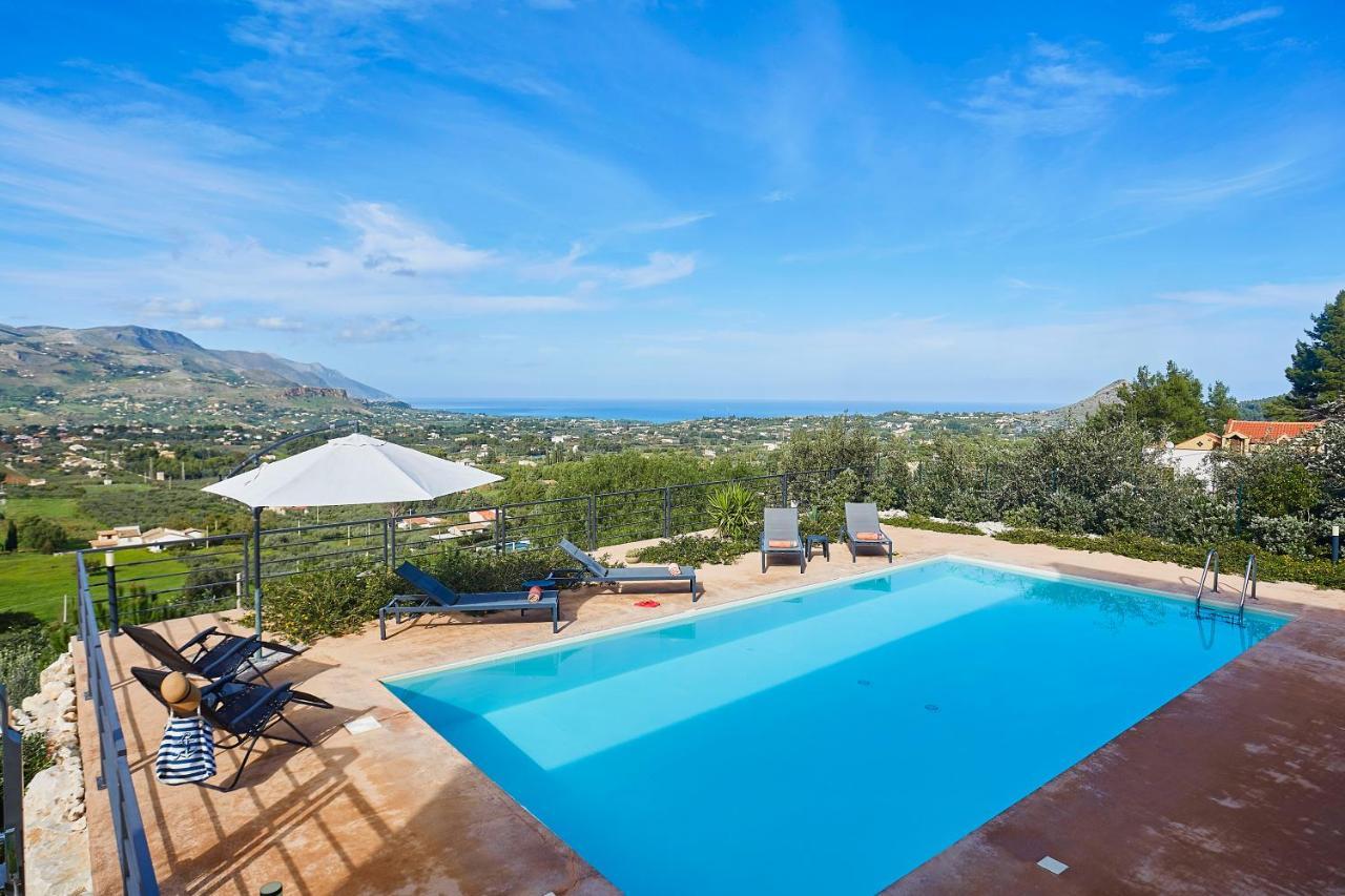 Villa Luxury Con Piscina Privata Vista Mare - Кастеламаре дел Голфо Екстериор снимка